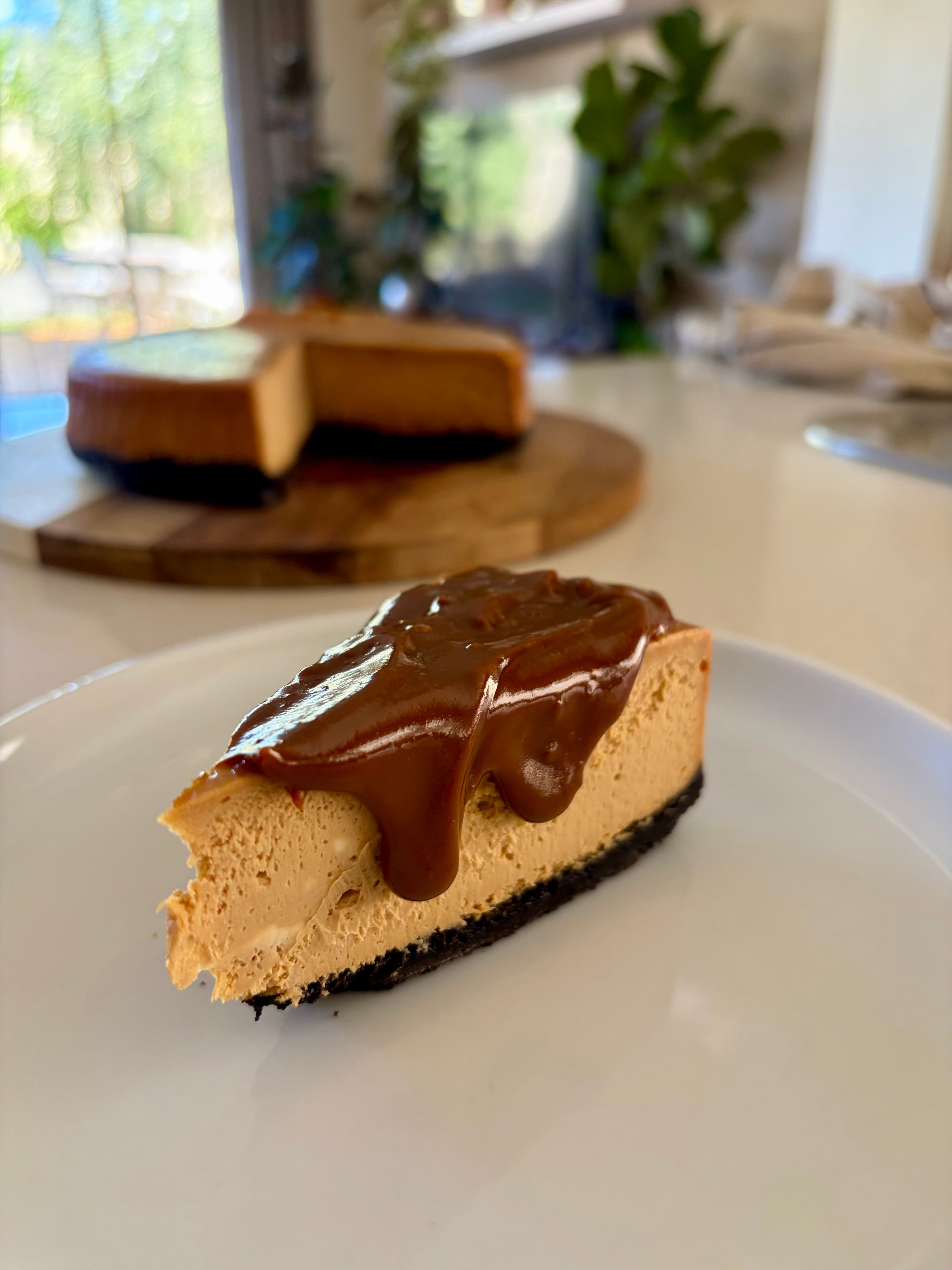 Cheesecake al Horno de Dulce de Leche — result photo 3