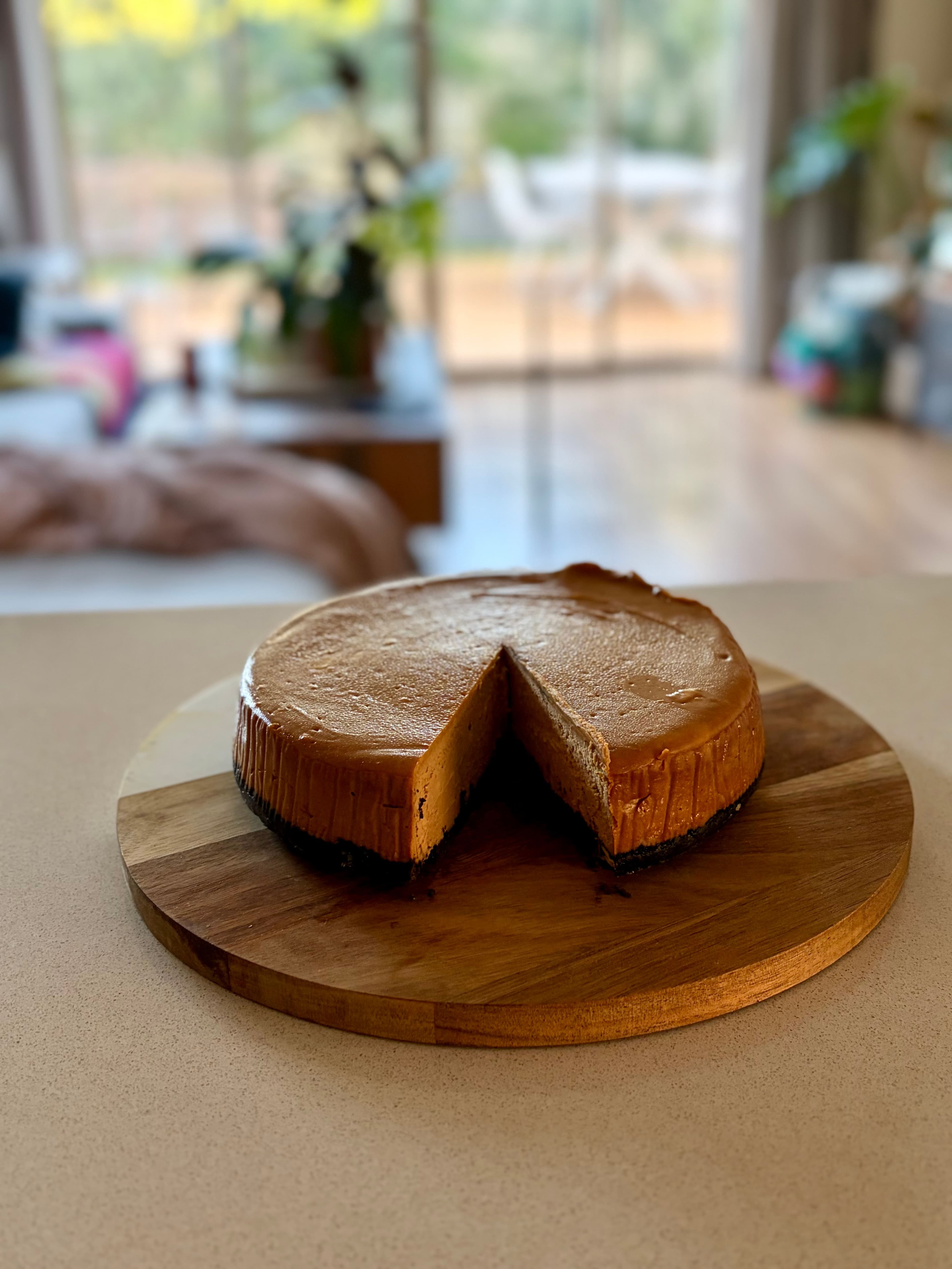 Cheesecake al Horno de Dulce de Leche — result photo 2