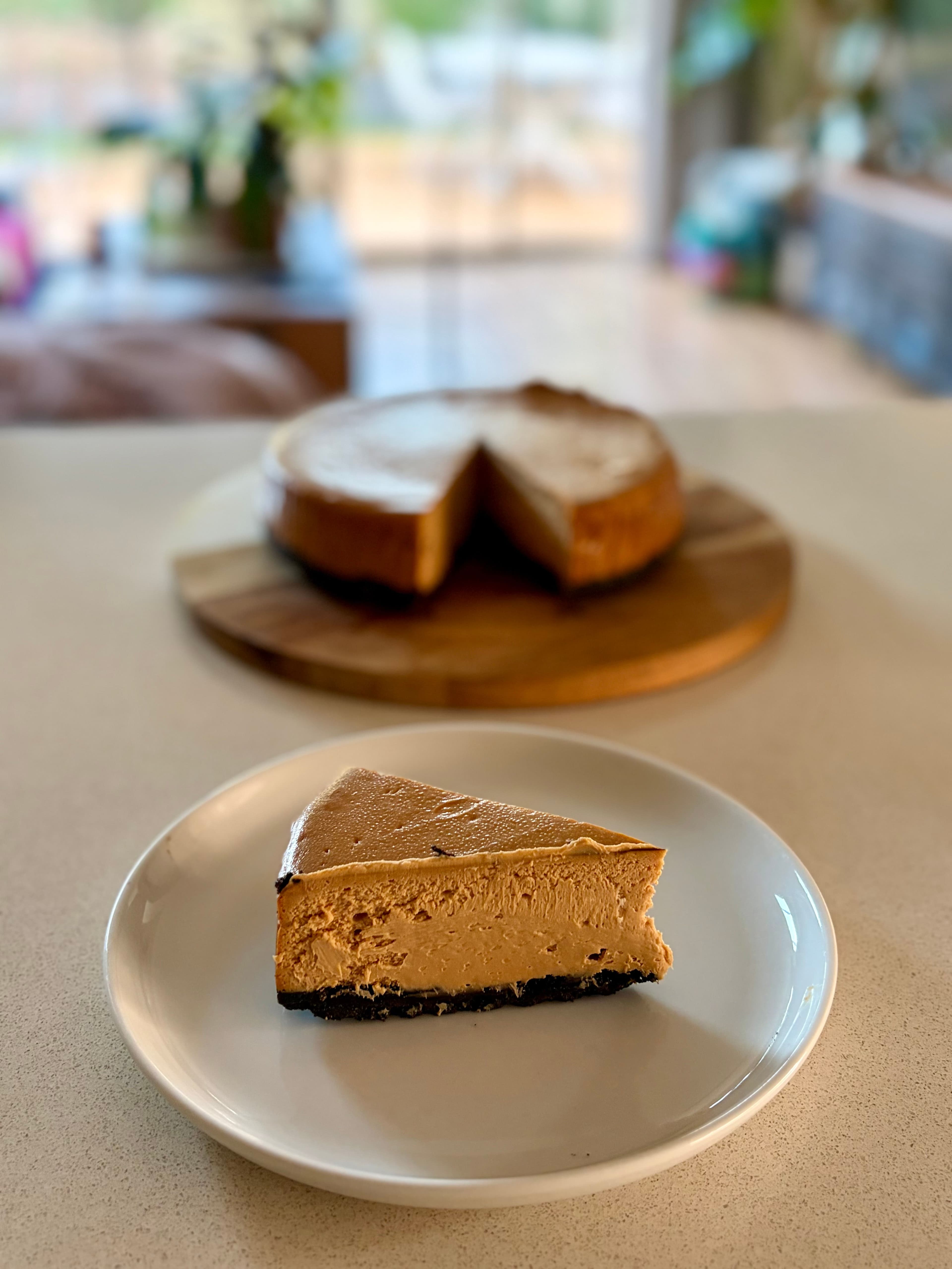 Cheesecake al Horno de Dulce de Leche — result photo 1